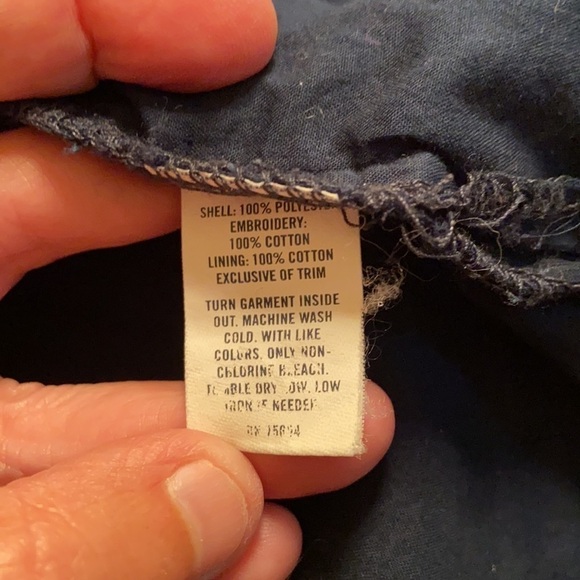 Hollister spaghetti Strap Eyelet lace Top - Picture 9 of 11